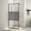 vidaXL Duschwand f&uuml;r Begehbare Dusche mit Klarem ESG Glas 115x195 cm
