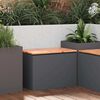 vidaXL Gartenbank Anthrazit 60 x 40 x 43 cm
