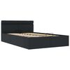 vidaXL Bett mit Bettkasten Hydraulisch LED Kunstleder 140x200 cm