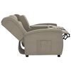 vidaXL Relaxsofa 2-Sitzer Hellgrau Mikrofasergewebe