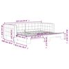 vidaXL Tagesbett Ausziehbar Dunkelgr&uuml;n 90x200 cm Samt