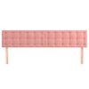 vidaXL Kopfteile 2 Stk. Rosa 100x5x78/88 cm Samt