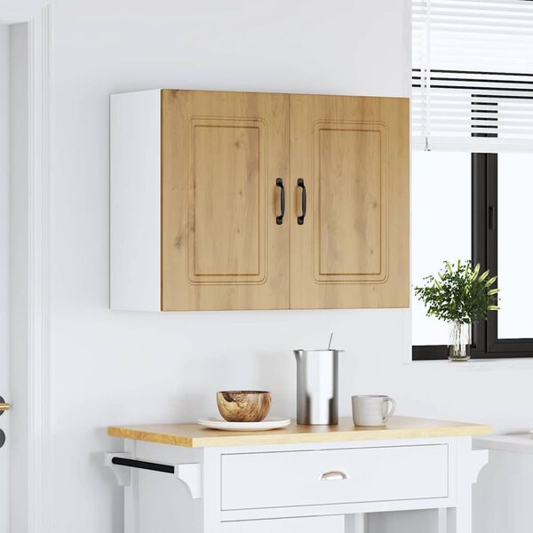 vidaXL K&uuml;chen-H&auml;ngeschrank Kalmar Artisan-Eiche Holzwerkstoff