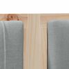 vidaXL Gepolstertes Kopfteil Braun 160 cm Massives Kiefernholz