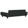 vidaXL Hundebett Schwarz 100x54x33 cm Samt