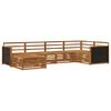 vidaXL Outdoor-Sofagarnitur 6 stk. Natur