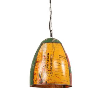 vidaXL H&auml;ngelampe Industrie-Stil 25 W Mehrfarbig Rund 32 cm E27