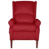 vidaXL Massagesessel Weinrot Samt