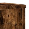 vidaXL Pflanzenst&auml;nder 2 Stk. R&auml;uchereiche 25x25x80 cm Holzwerkstoff