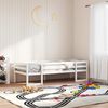 vidaXL Kinderbett Wei&szlig; 90x200 cm Massivholz Kiefer