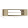 vidaXL TV-H&auml;ngeschrank Sonoma-Eiche 100x30x26,5 cm Holzwerkstoff