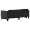 vidaXL Tagesbett Ausziehbar mit Schubladen Schwarz 80x200 cm Samt