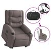 vidaXL Relaxsessel mit Aufstehhilfe Elektrisch Taupe Stoff