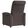 vidaXL Massagesessel Elektrisch Dunkelbraun Stoff