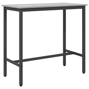vidaXL Tisch Graues Sonoma 100 x 50 x 90,5 cm
