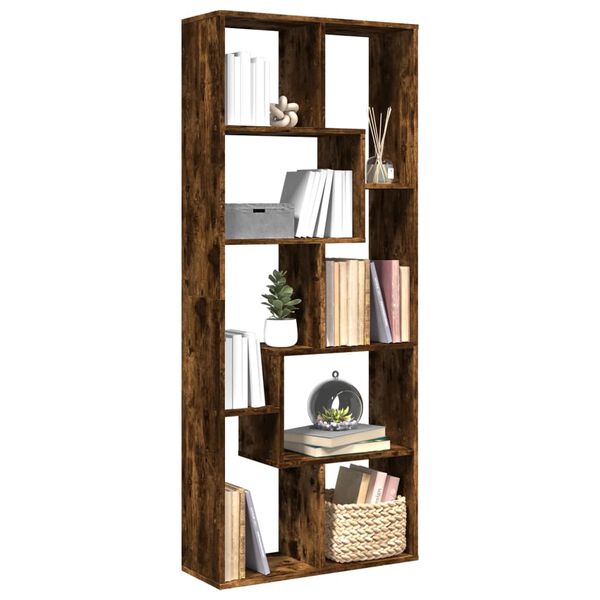 vidaXL Raumteiler-B&uuml;cherregal R&auml;uchereiche 67x25x161,5cm Holzwerkstoff