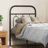 vidaXL Ersatz-Kopfteil Metall Schwarz 75 cm