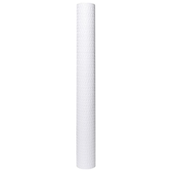 vidaXL Balkon-Sichtschutz Wei&szlig; 1000x100 cm Poly Rattan