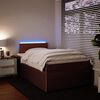 vidaXL Boxspringbett mit Matratze Rosa 120x200 cm Samt
