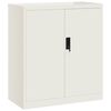 vidaXL Aktenschrank Wei&szlig; 79x40x90 cm Stahl
