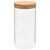 vidaXL Vorratsgl&auml;ser mit Korkdeckel 6 Stk. 1400 ml