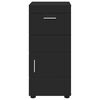 vidaXL Badezimmerschrank-Set TULUM Schwarz 37 x 31,5 x 82 cm