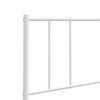 vidaXL Kopfteil Metall Wei&szlig; 180 cm