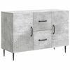 vidaXL Sideboard Betongrau 89 x 34,5 x 60 cm Holzwerkstoff