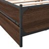 vidaXL Bettgestell mit Schubladen Braun Eichen-Optik 150x200 cm