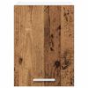 vidaXL H&auml;ngeschrank mit T&uuml;r 2 pcs Altes Holz und Wei&szlig; 30 x 31 x 40 cm