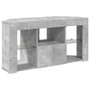 vidaXL Eck-LED-TV-Schrank Beton Grau 100 x 40 x 50 cm Holzwerkstoff