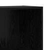 vidaXL Freistehender Stauraum Schwarz Eichen-Optik 80 x 30 x 152 cm