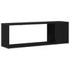 vidaXL TV-Schrankset Schwarz 100 x 24 x 63 cm Holzwerkstoff