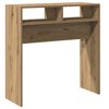 vidaXL Konsolentisch Artisan-Eiche 78x30x80 cm Holzwerkstoff