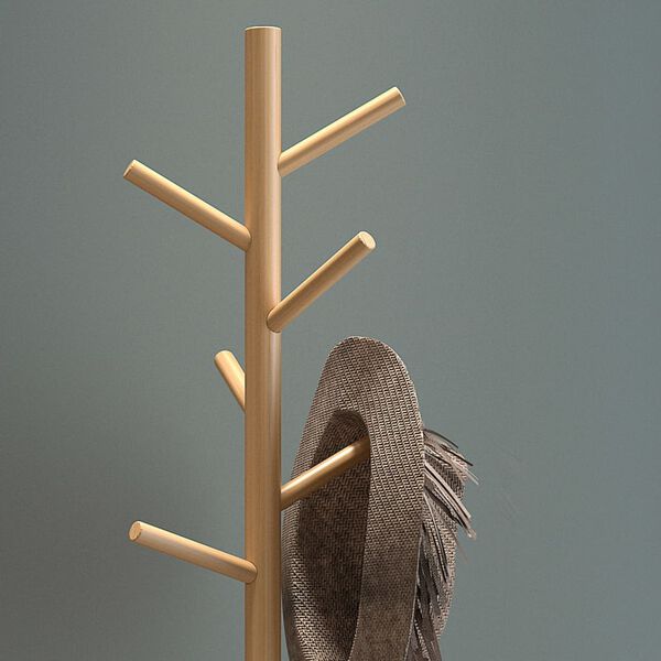 Rousseau Garderobenst&auml;nder Alba Metall Wei&szlig;