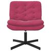 vidaXL Drehender Entspannungsstuhl Weinrot 63 x 75 x 76 cm Samt