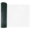 vidaXL Zaun mit Pfosten Gr&uuml;n 1,4 x 10 m Stahl und PVC