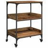 vidaXL K&uuml;chentrolley Altholz 60 x 41 x 80,5 cm Holzwerkstoff