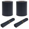 vidaXL Garten Sichtschutzbildschirme 70 x 0,19 m PVC Dunkelgrau