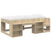 vidaXL Kinderbettgestell mit Stauraum Sonoma-Eiche 90 x 200 cm