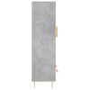 vidaXL Highboard Betongrau 69,5x31x115 cm Holzwerkstoff
