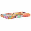 vidaXL Palettensofa-Auflage Mehrfarbig Stoff Patchwork