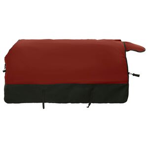 vidaXL Pferdedecke Bordeaux und Schwarz 75 cm Polyester