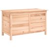 vidaXL Gartentruhe 99x50x56,5 cm Massivholz Tanne