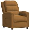 vidaXL Relaxsessel Braun Samt