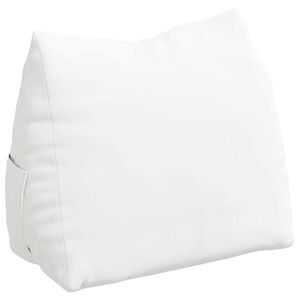 vidaXL R&uuml;ckenkissen Wei&szlig; 60 x 20 x 50 cm Stoff