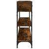 vidaXL Konsolentisch R&auml;uchereiche 100x25x75 cm Holzwerkstoff