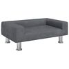 vidaXL Hundebett Dunkelgrau 70x45x26,5 cm Samt