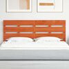 vidaXL Kopfteil Braun 140,5 x 3 x 80 cm Massives Kiefernholz