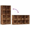 vidaXL B&uuml;cherregal Altholz-Optik 66x30x130 cm Holzwerkstoff